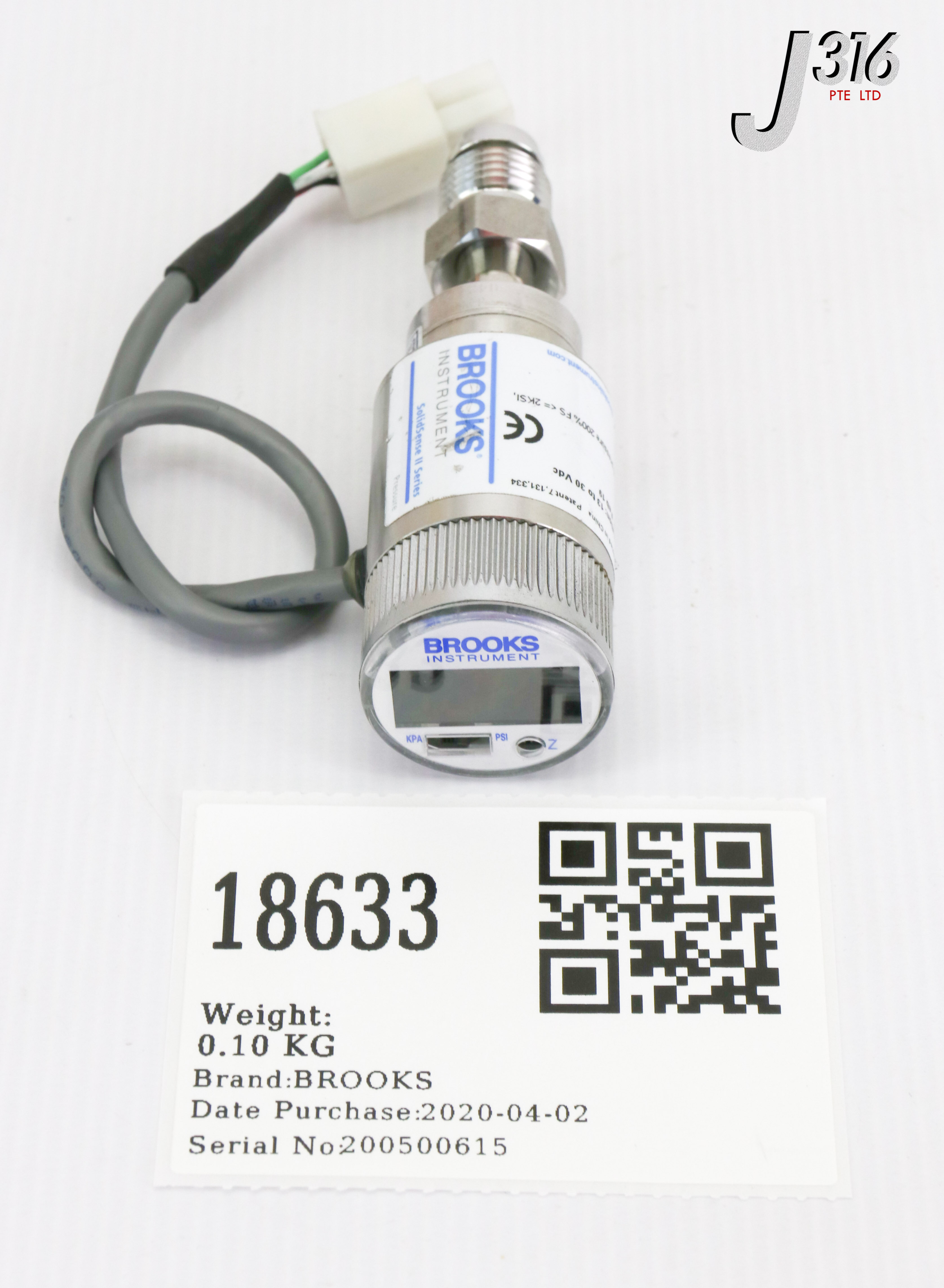 サンプル 18633 BROOKS PRESSURE SWITCH 0-235PSIG GIDX2C7RSML | eBay